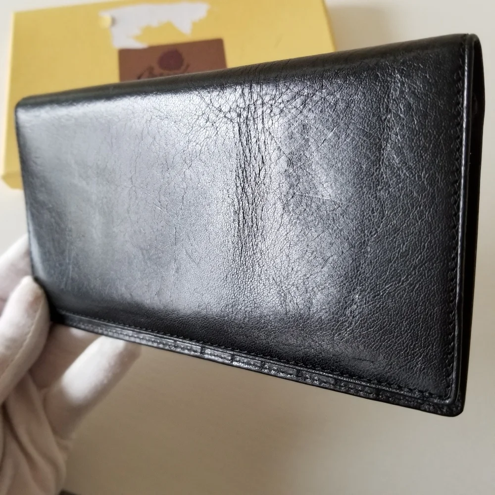 Osgoode Marley Coat Pocket Secretary Leather Wallet